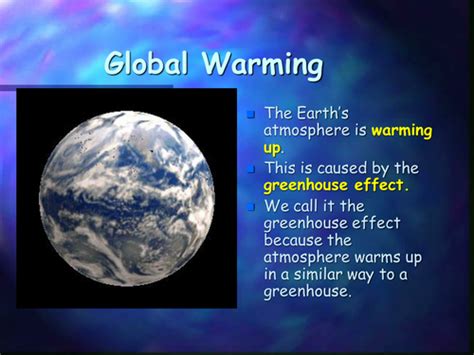 global warming topics for presentation