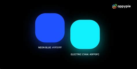 glowing blue color code
