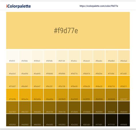 glowing gold colour code