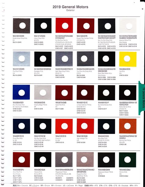 gm black paint code