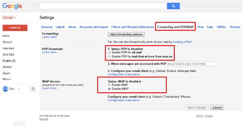 gmail pop mail server settings