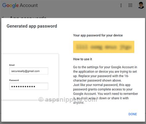 gmail pop3 auth username and password not accepted