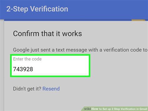 gmail verification code online