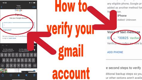 gmail verification code verify identity