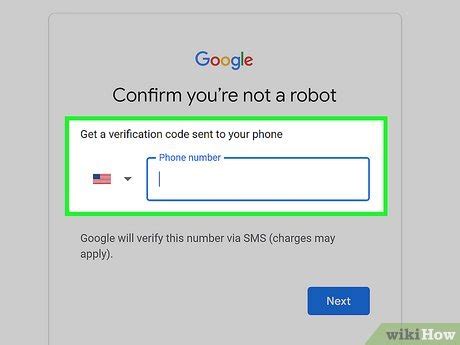 gmail verification with phone number