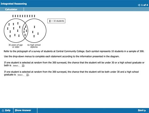 gmat integrated reasoning sample questions and answers