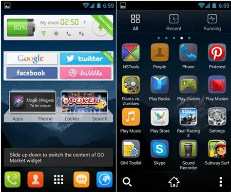 go launcher android 4.0