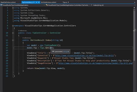 go to definition is disabled in visual studio code