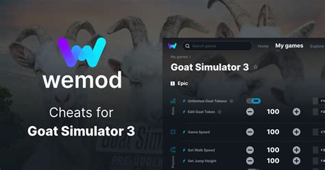 goat simulator cheat menu
