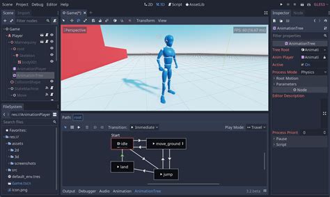 godot simple 3d project