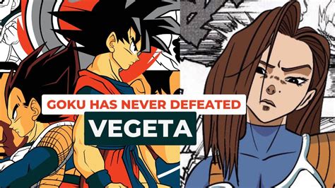 goku has never defeated vegeta
