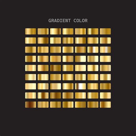 gold gradient color code generator