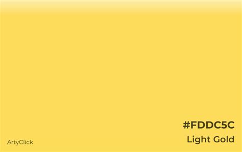 gold light colour code