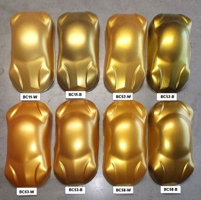 gold metallic paint code