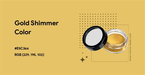 gold shimmer color code