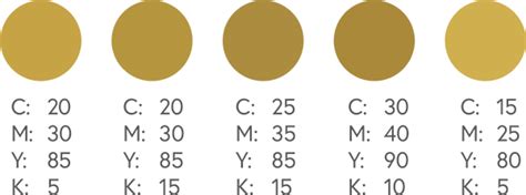 golden cmyk code