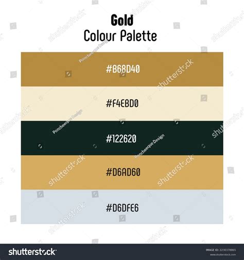 golden colour code in word