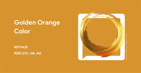 golden orange color hex code