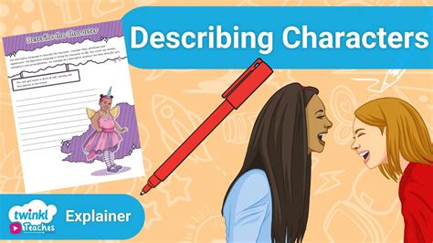 good character description examples ks2