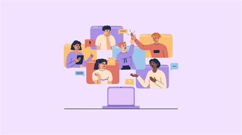 Ilustrasi orang berdiskusi dengan baik