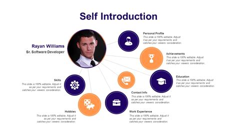good self presentation example