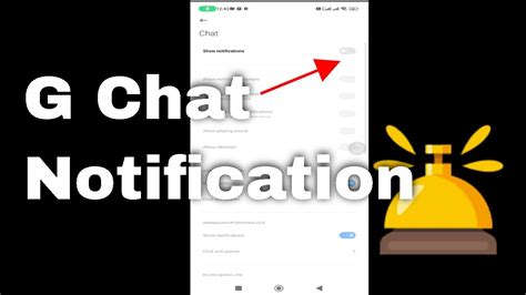 google chat notifications not working