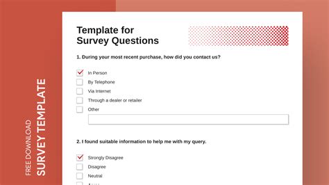 google docs survey format