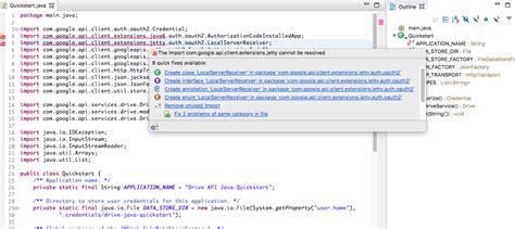 google drive api java example