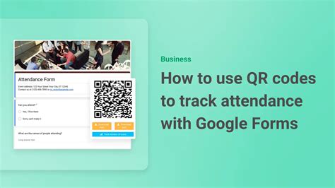 google form attendance using qr code