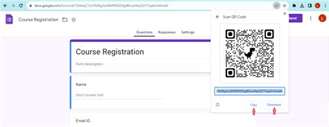 google form link to qr code generator
