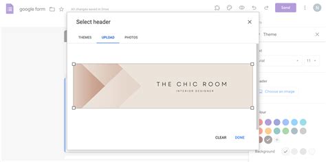 google forms header image size in pixels
