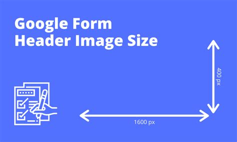 google forms header picture size