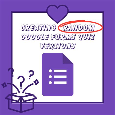 google forms quiz random questions from a bank