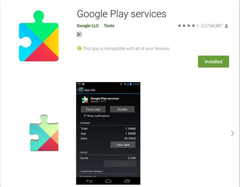 google play services for android 4.2.2