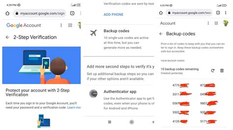 google security code not working