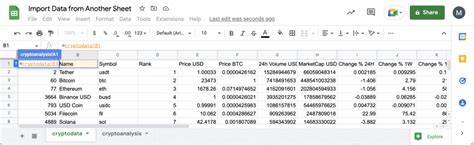 google sheets import