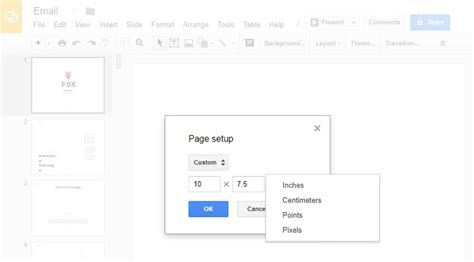 google slide dimensions in pixels