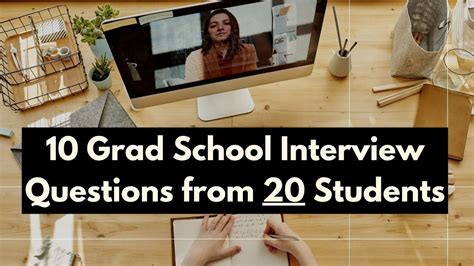 grad school interview questions and answers