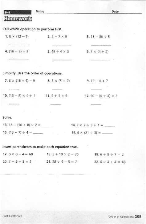 grade 5 math expressions answer key