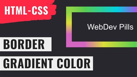 gradient border color html css