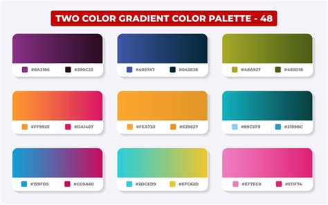 gradient color palette code