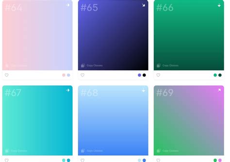 gradient color palette tailwind css