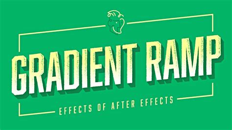 gradient ramp text after effects