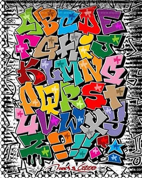graffiti alphabet examples