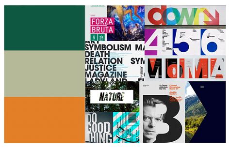 graphic design mood board examples