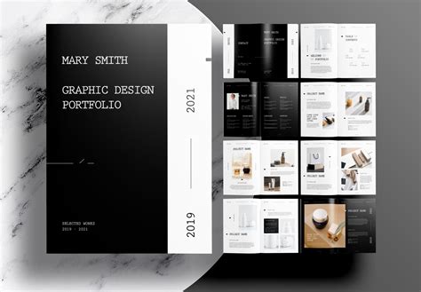 graphic design portfolio layout examples