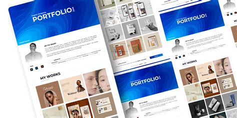 graphic design portfolio website sample