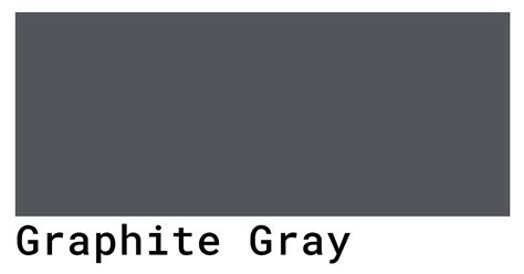 graphite grey color code