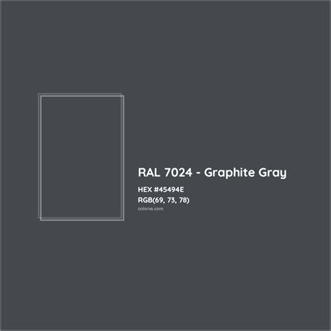 graphite grey ral code