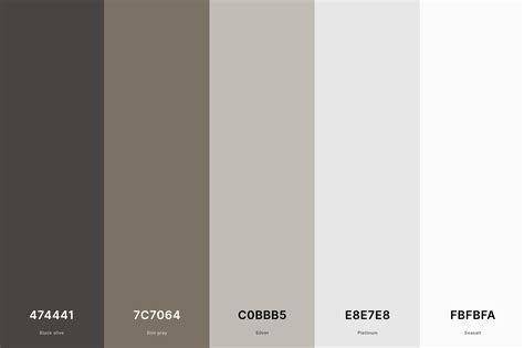 gray brown color code